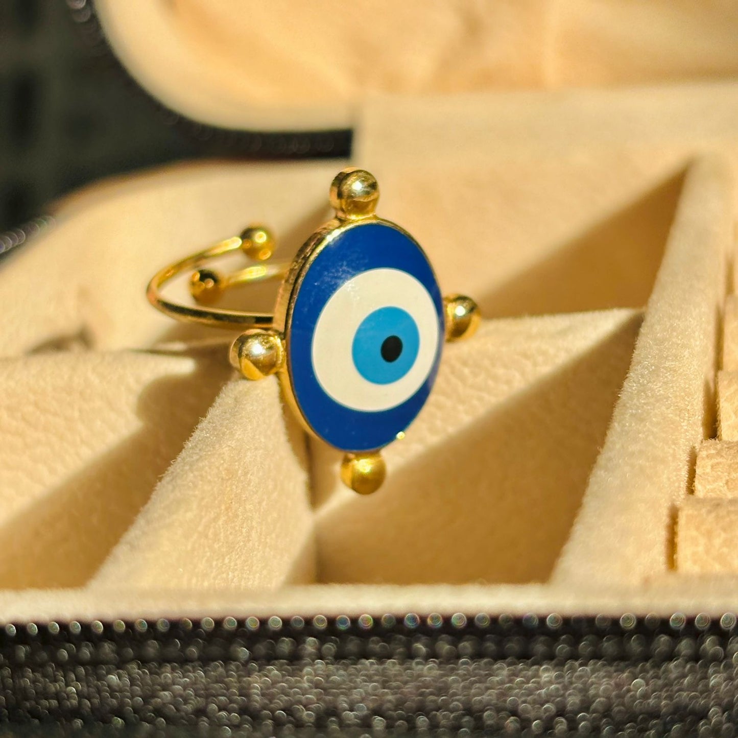 Evil Eye Signet Ring
