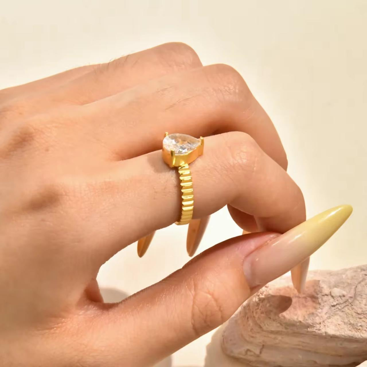 Pear Cut Ring
