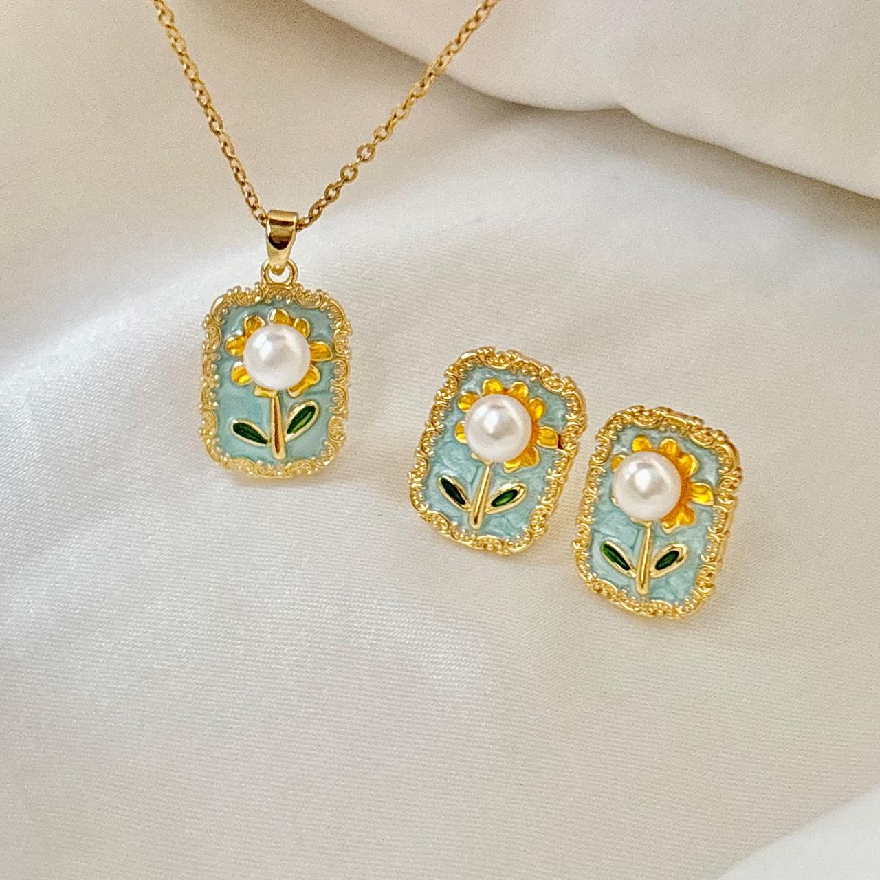 Sea Breez Flora Set -Hand Painted