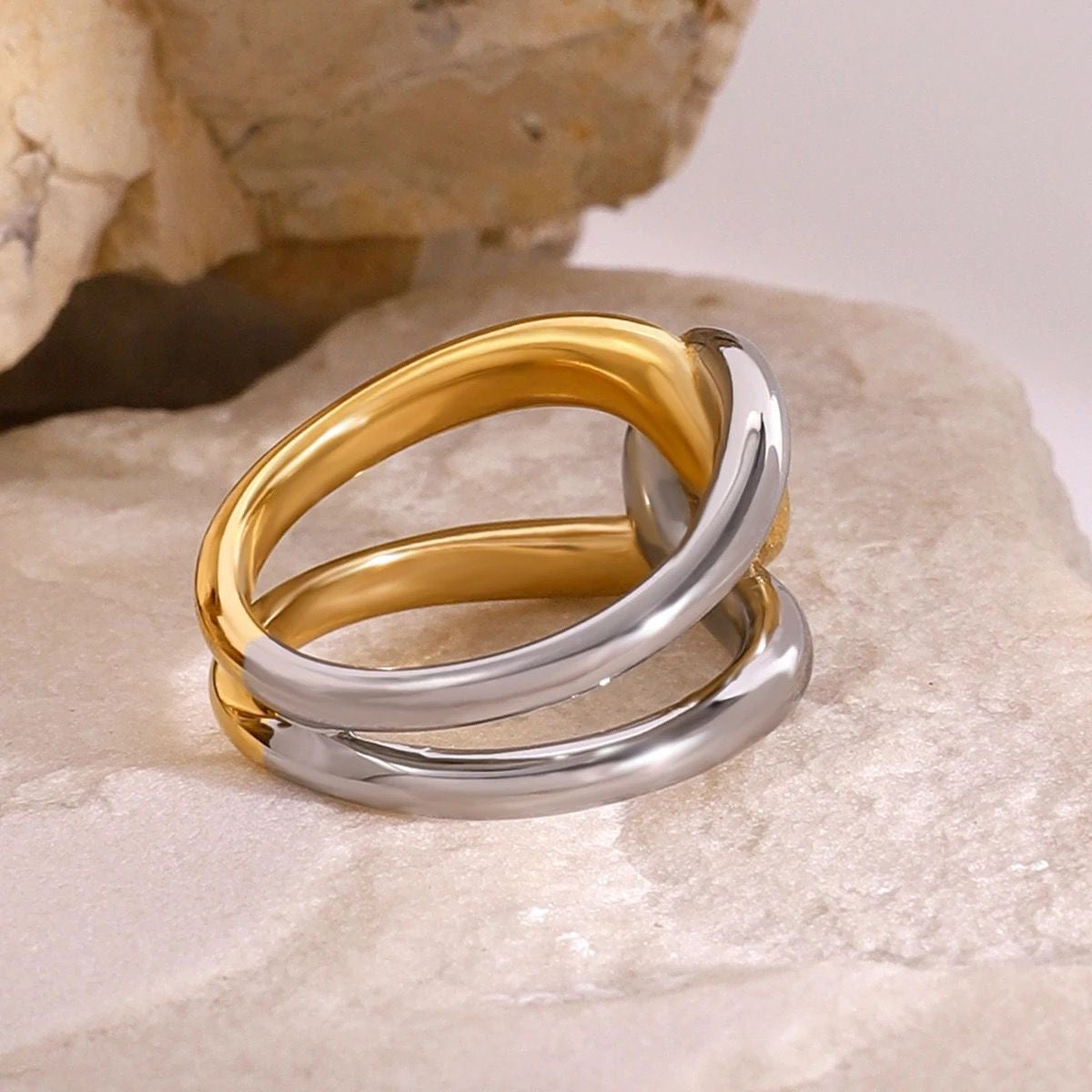 Knot Ring-Two Toned