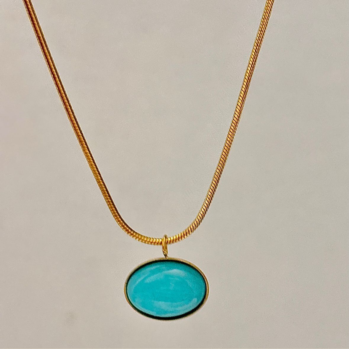 Turquoise Gem Necklace