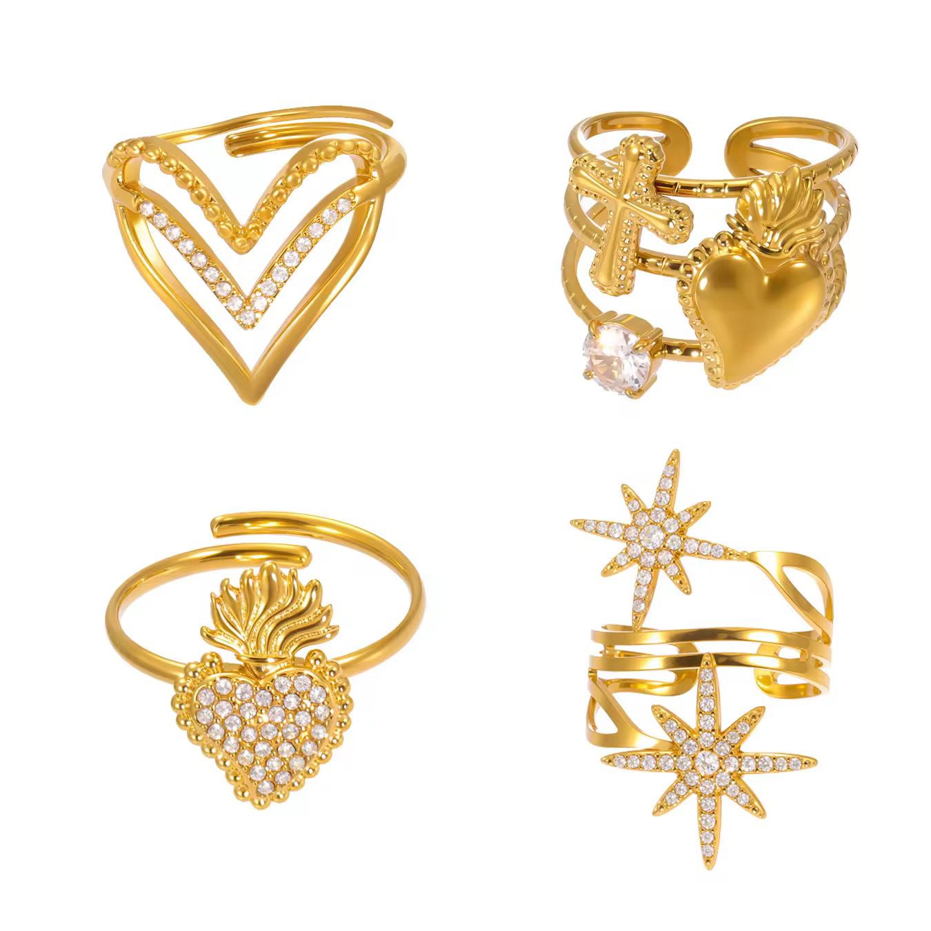 Berry Crownie Pave Ring