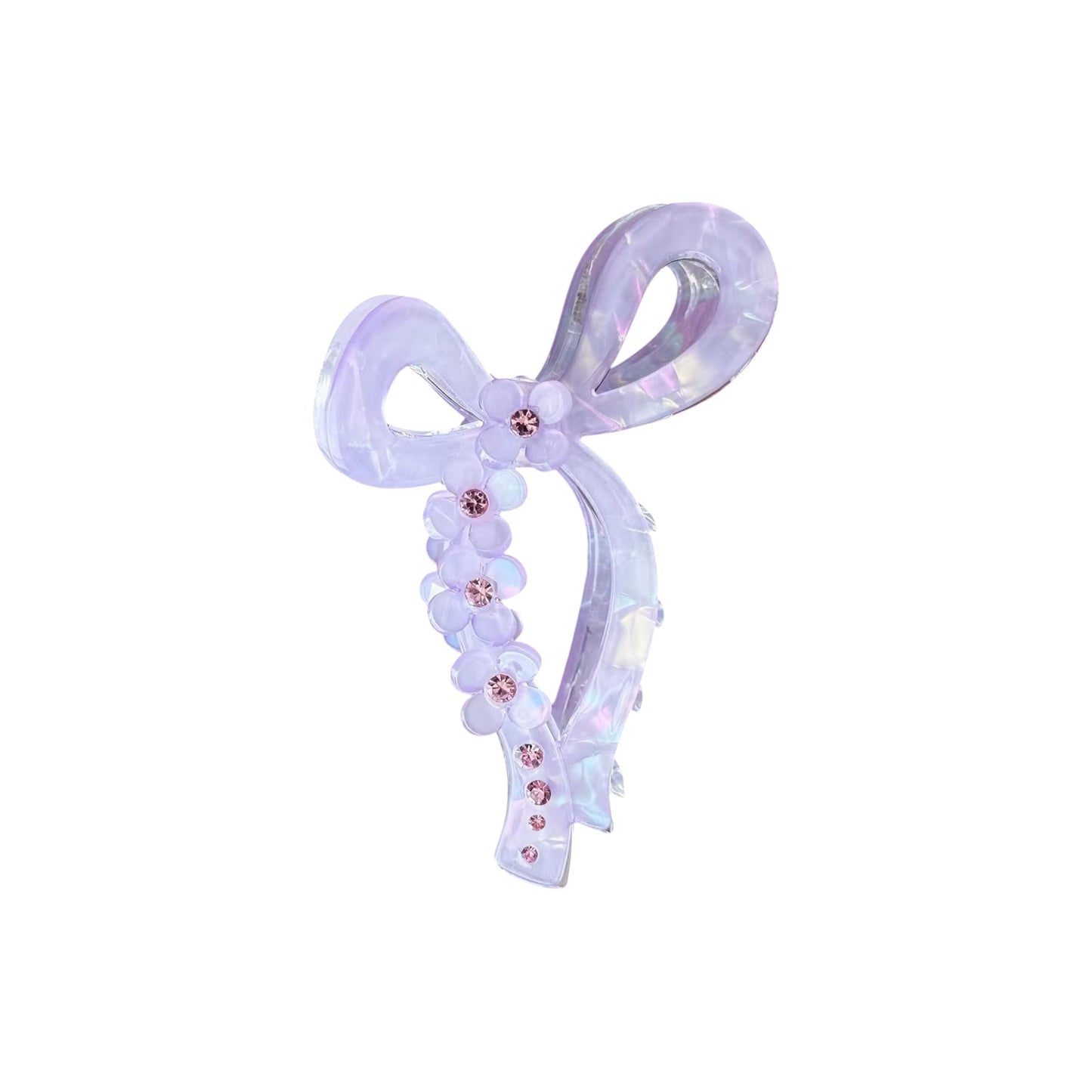 Bow Flora Claw Clip