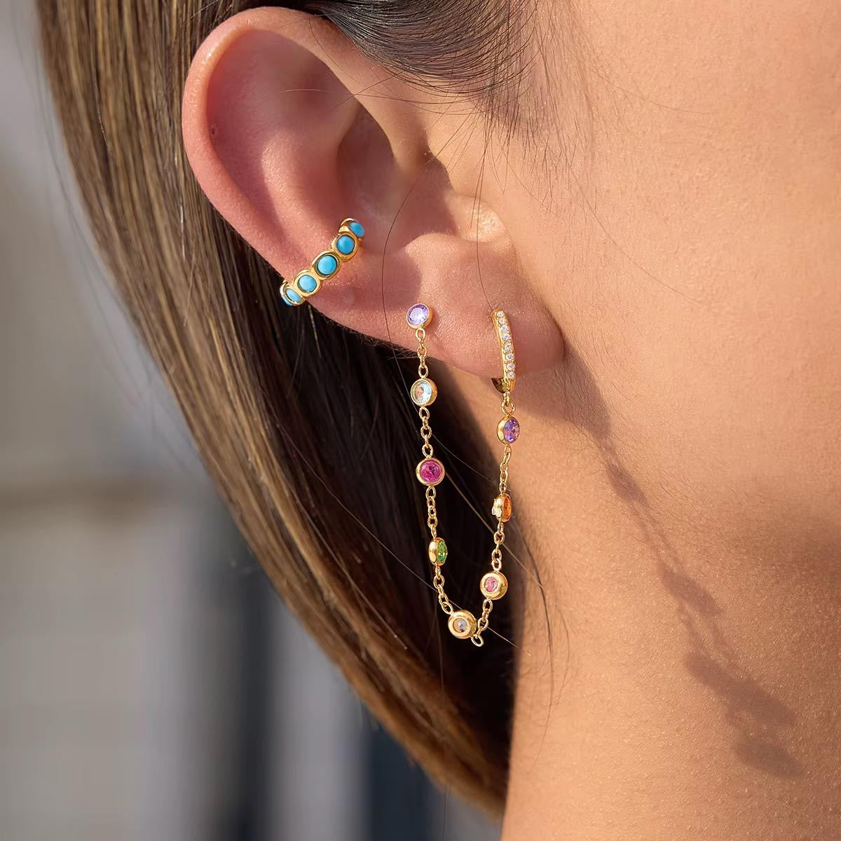 Amalfi Clarté Stack Earrings