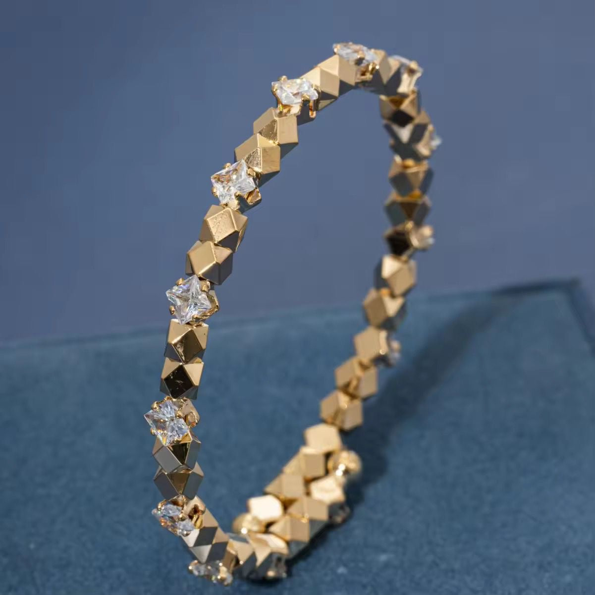 Gold Monaco Bracelet