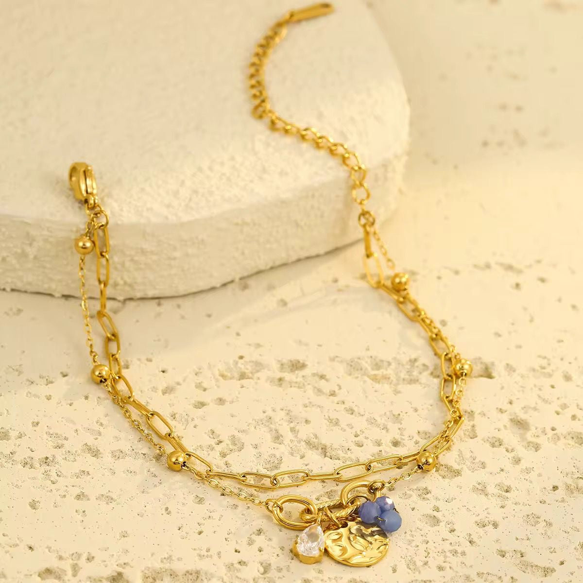 Lucky Charm Bracelet -Blueberry