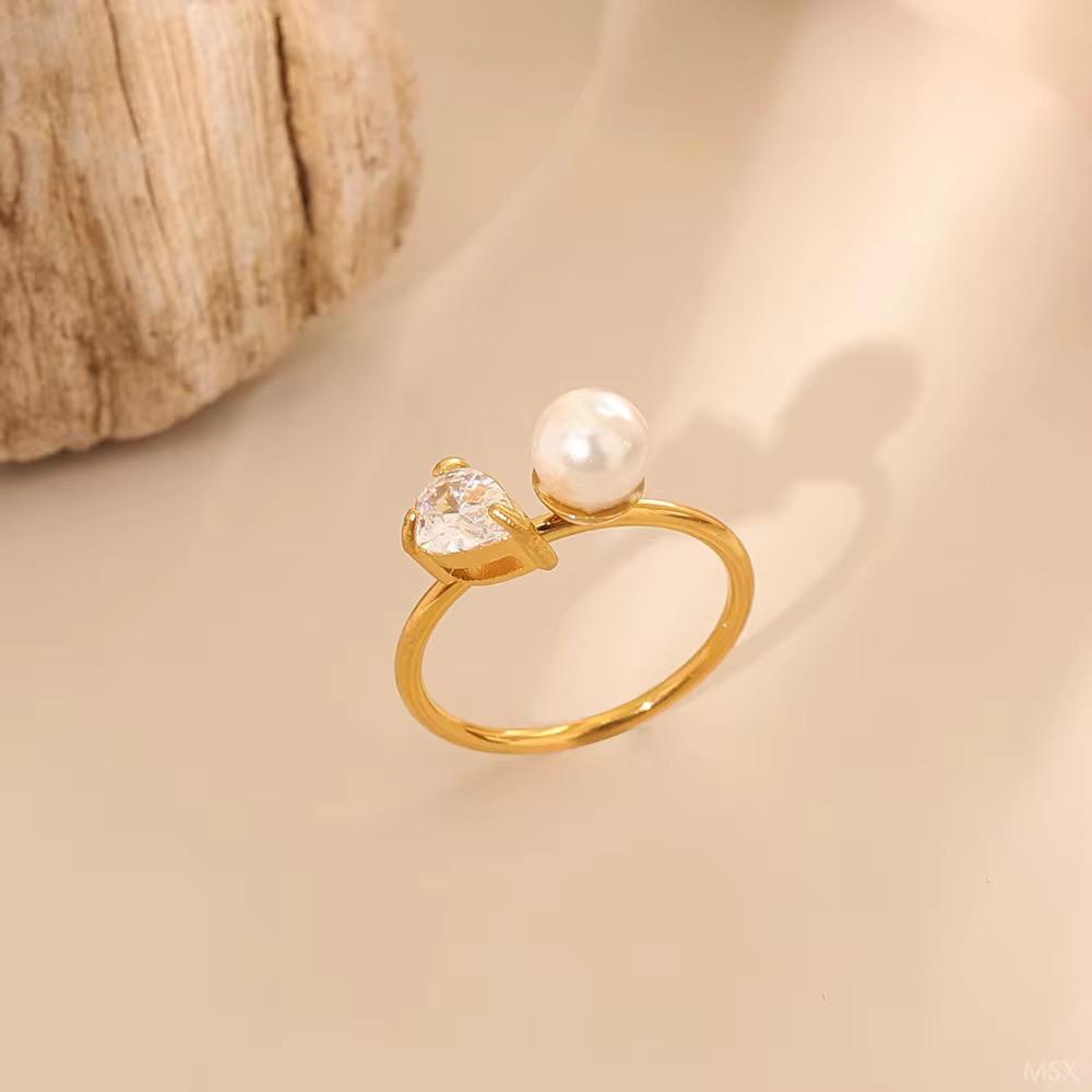 The Pearl Promise Toi&Moi Ring