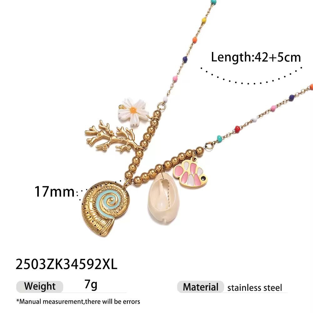 Under The Sea Charm Necklace