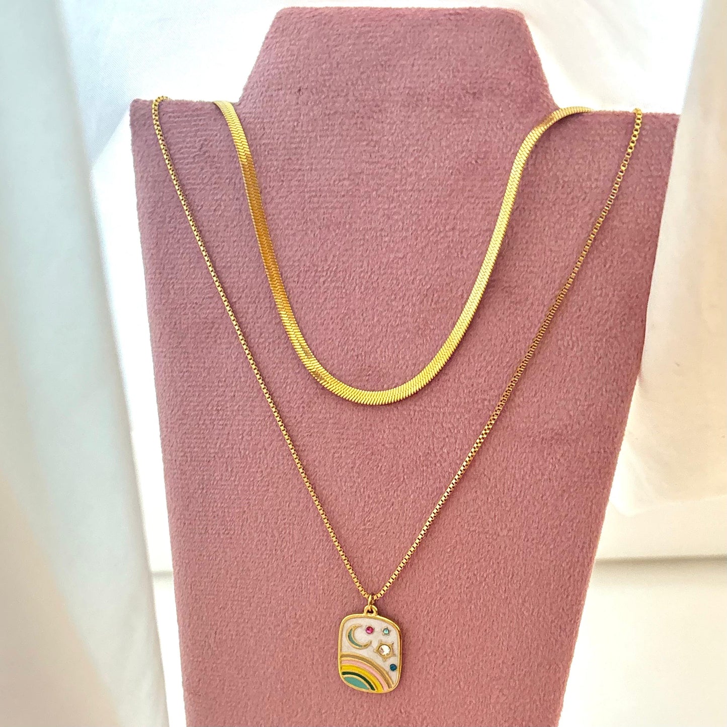 Pastel Dreams Layered Necklace