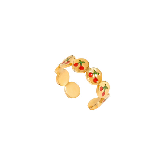 So Cherry Band Ring