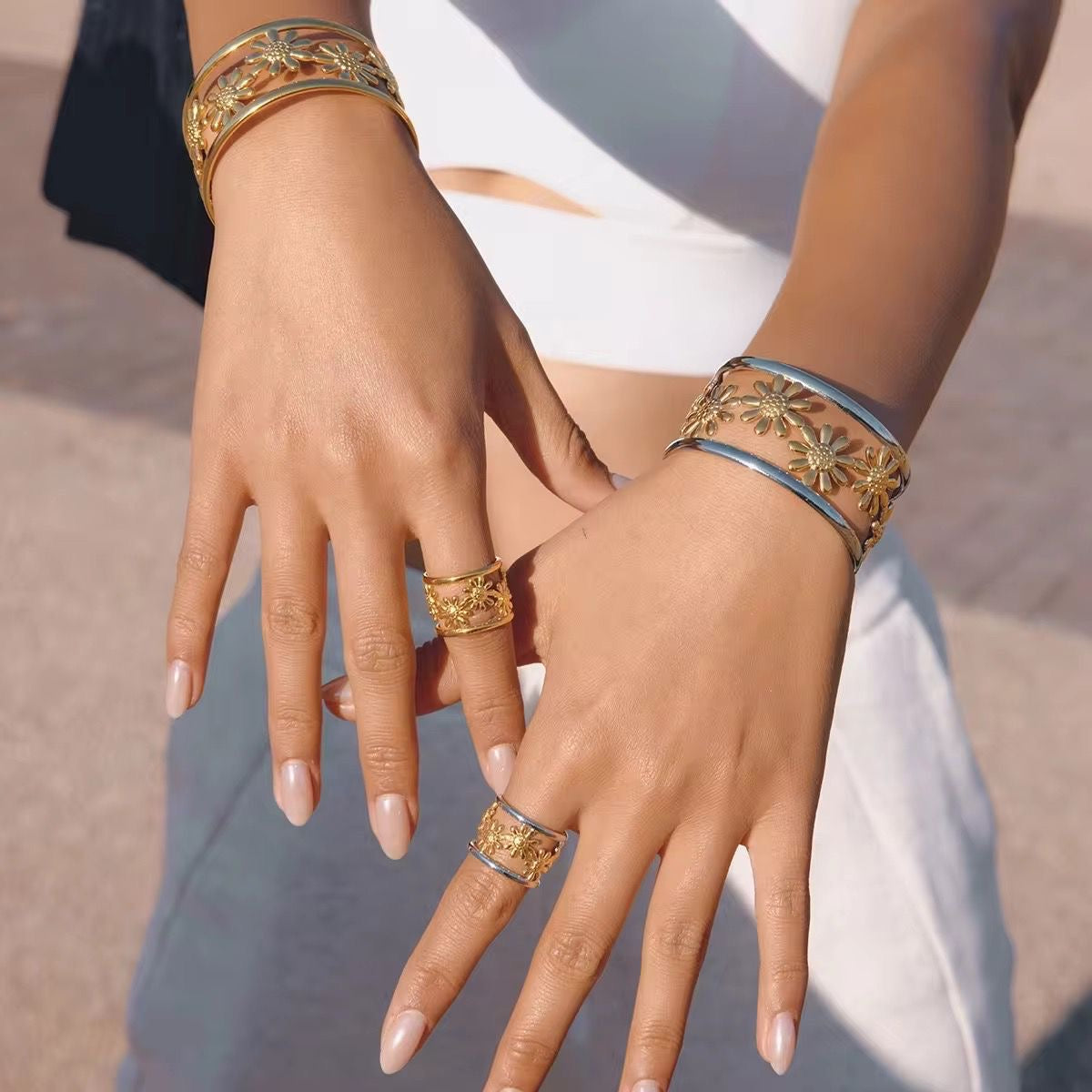 Daisy Baby Band Ring