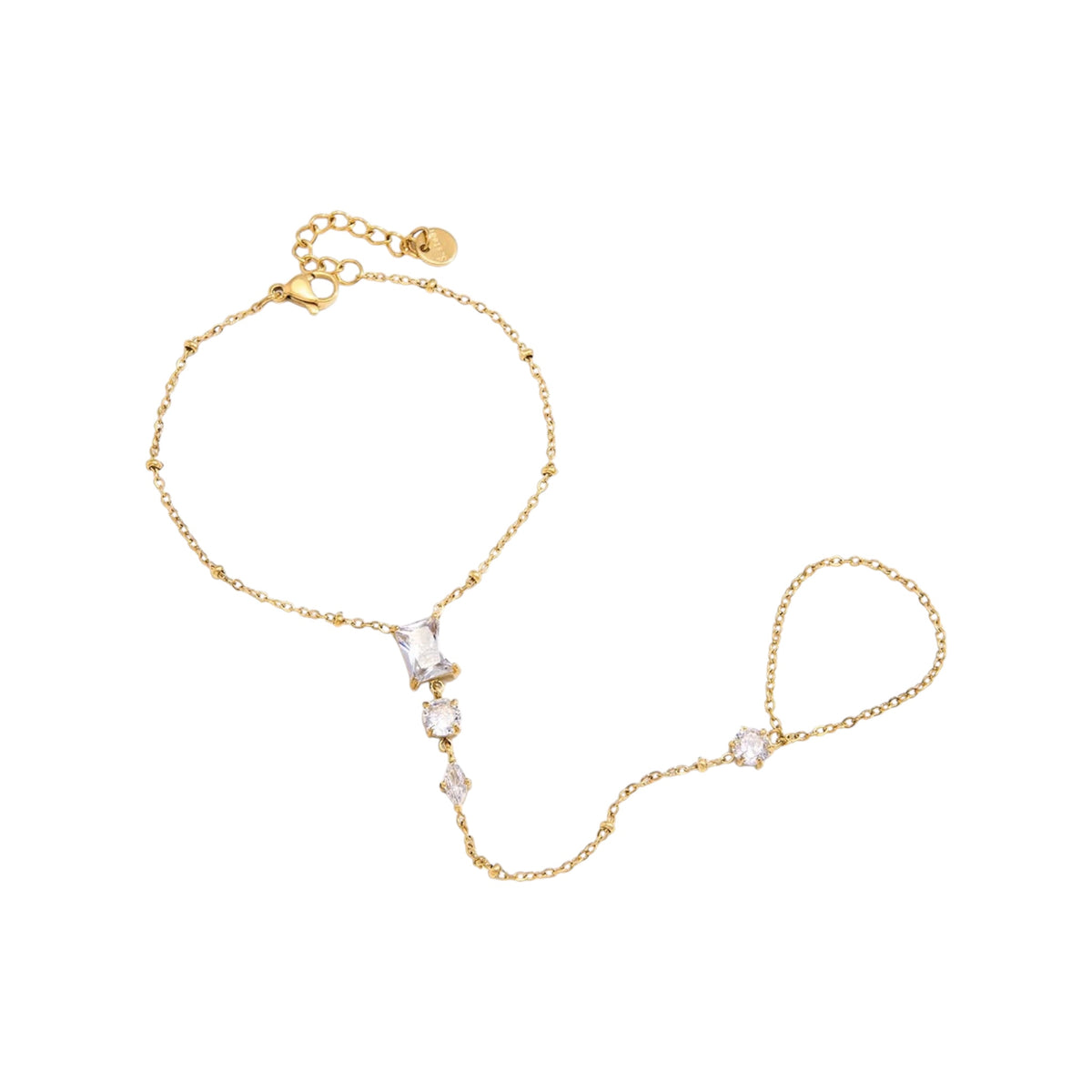 Liaison Of Sparkle Lace Hand Chain