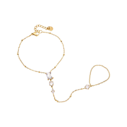 Liaison Of Sparkle Lace Hand Chain