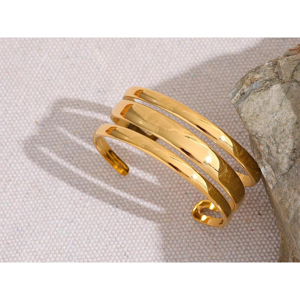 Jane Three Layered Cuff -18K