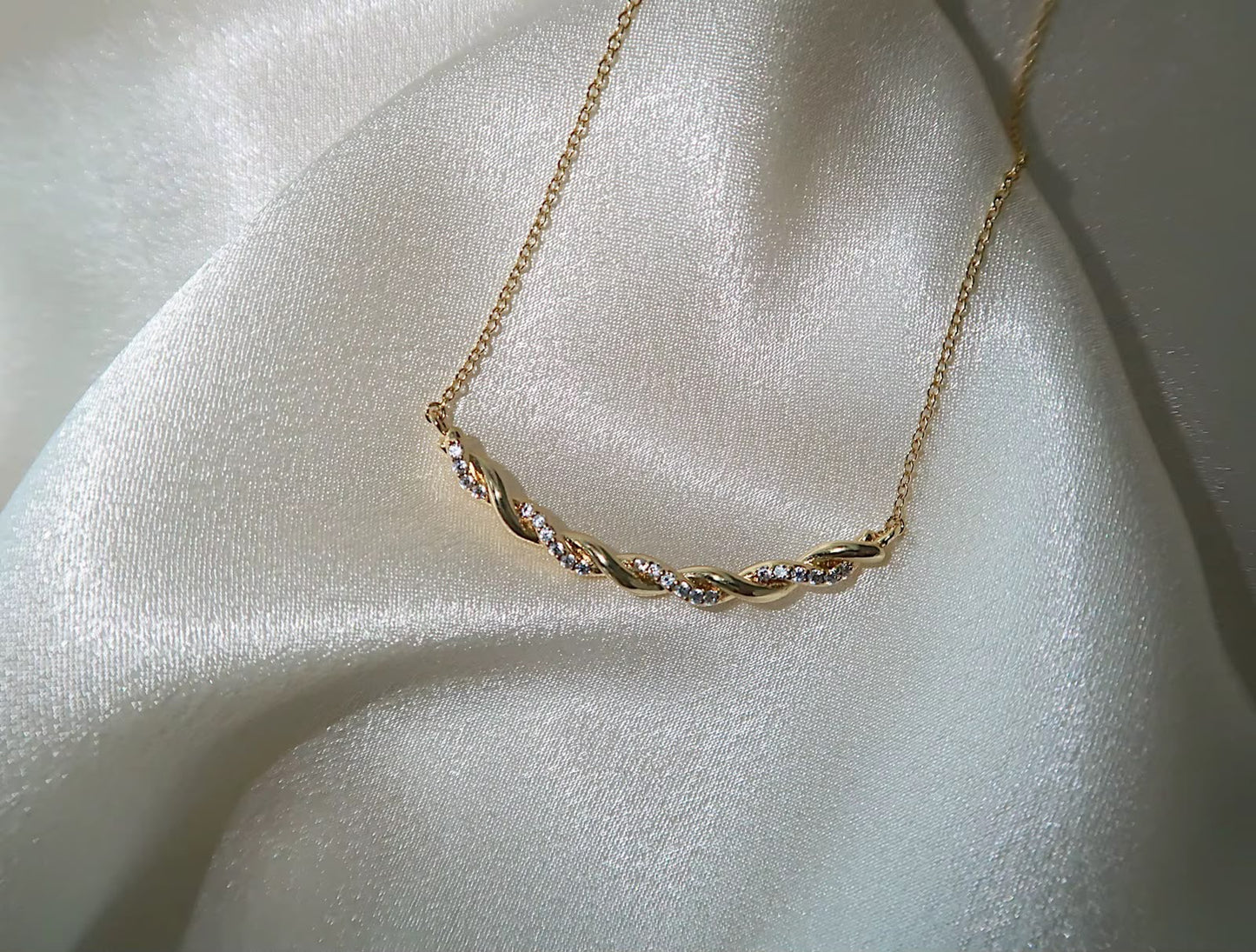 Sparkling Infinity Necklace