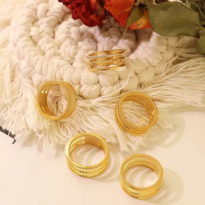 Layla LUX Pave Stacked Ring