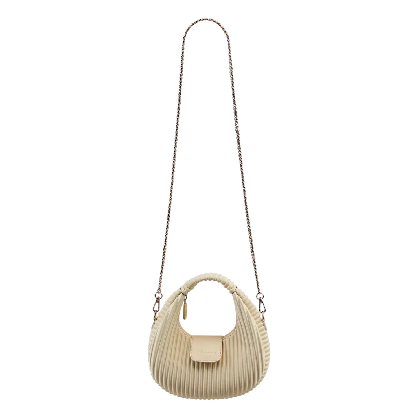 LC Ribbed Cloud Shoulder Bag -Off White