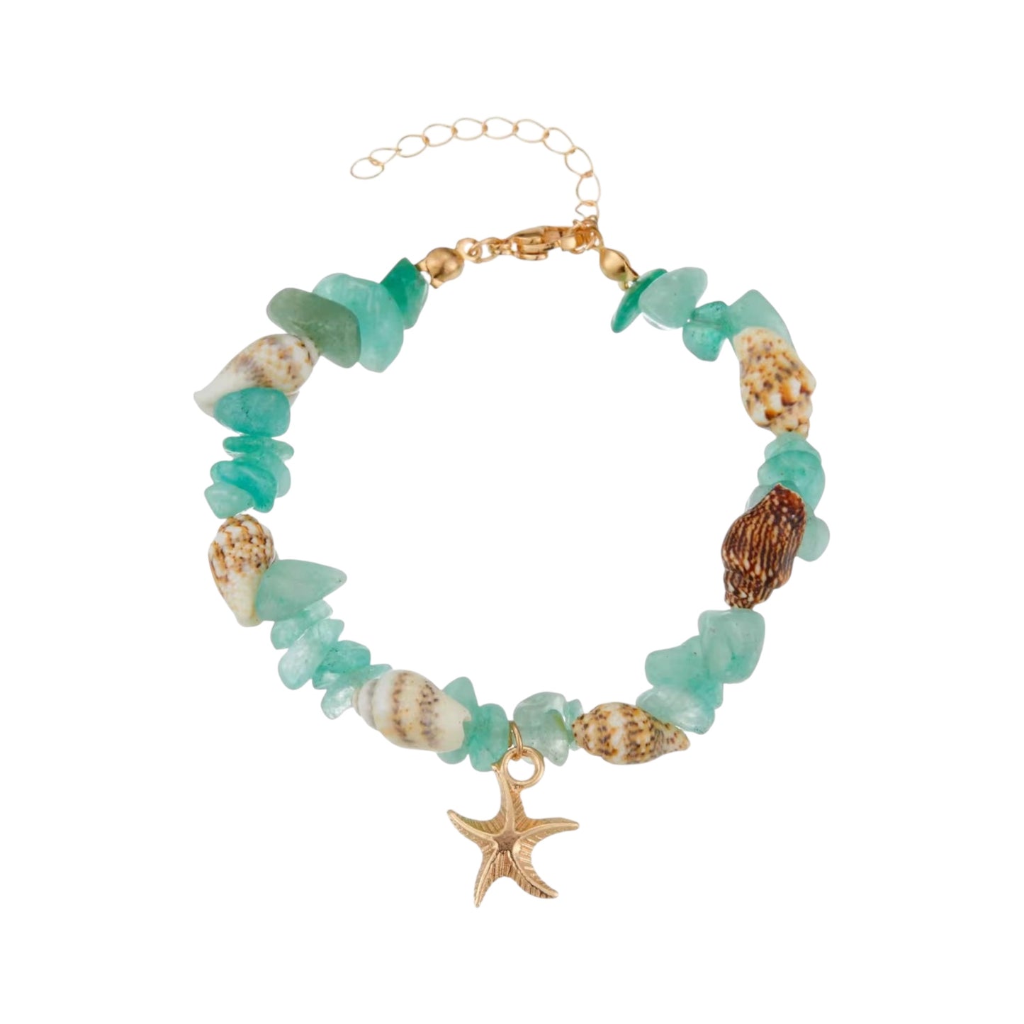 Sea Serenity Bracelet -Green Adventurine