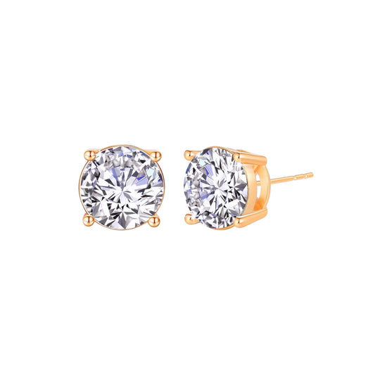 Diamond Studs-8A Zircon | Brilliant Cut