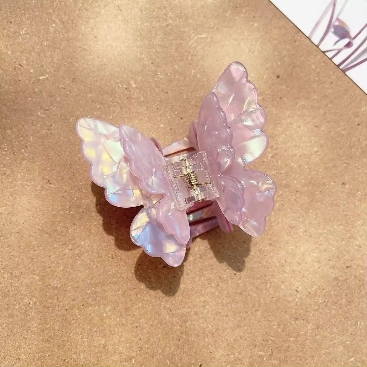 Lavender Flutter Claw Clip