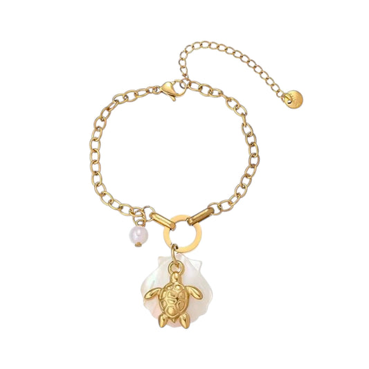Coastal Gleam Charm Bracelet