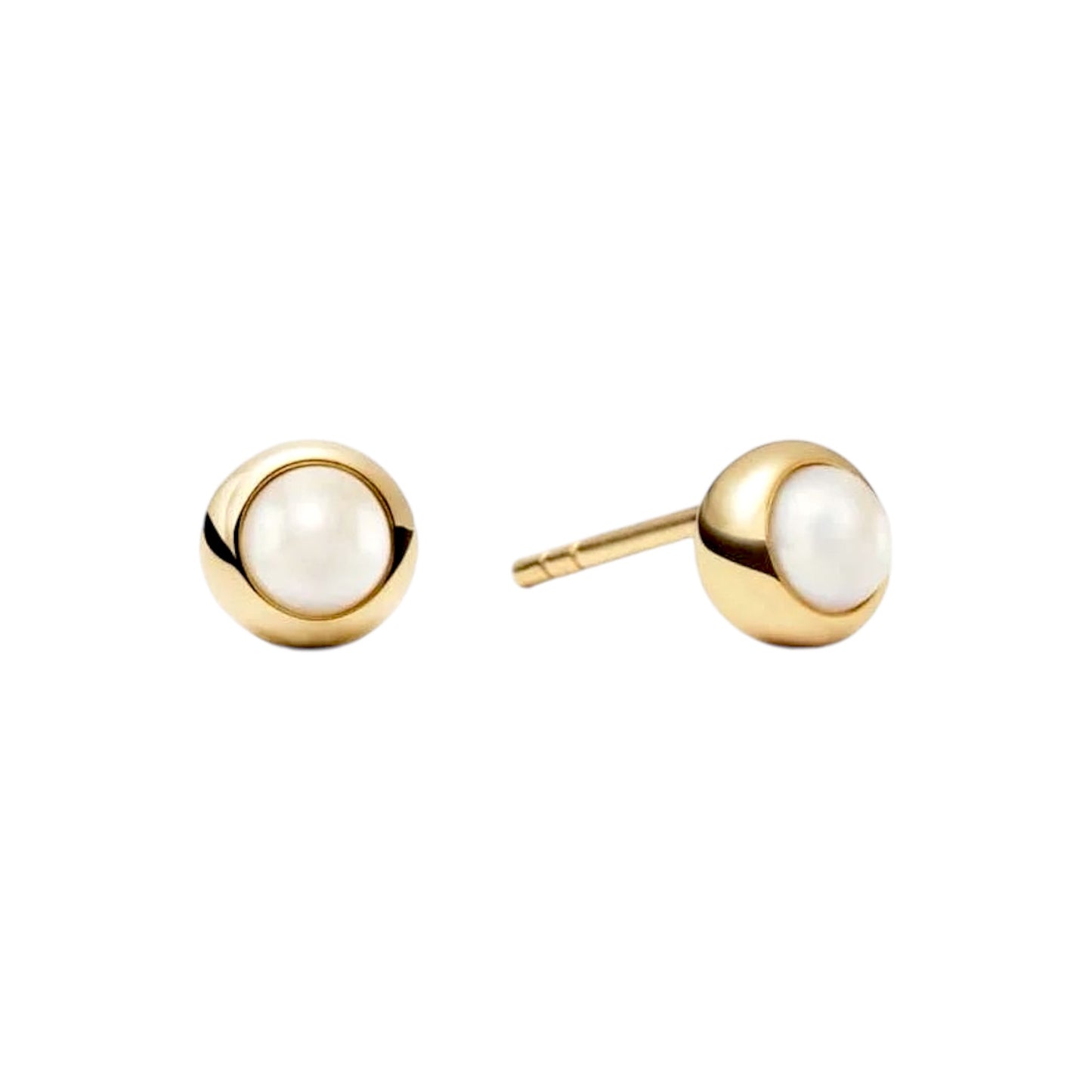 Pearl-Amour Studs -18K