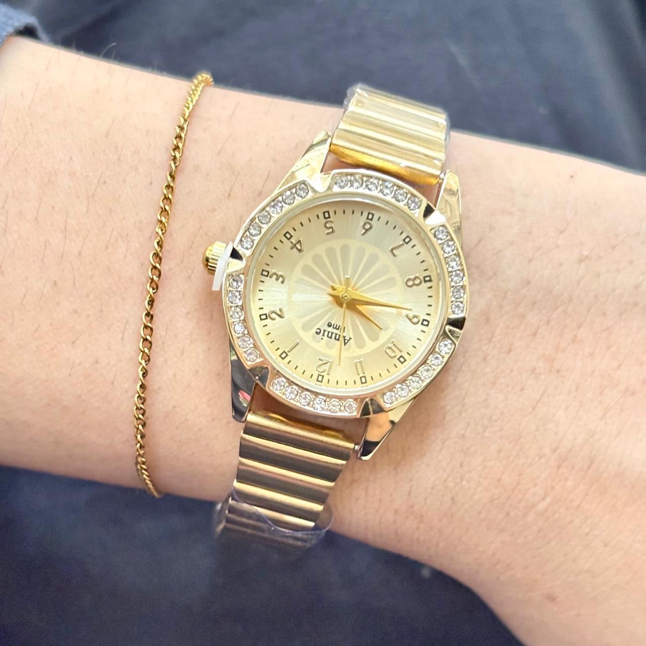 Glitz Royale Gold Watch