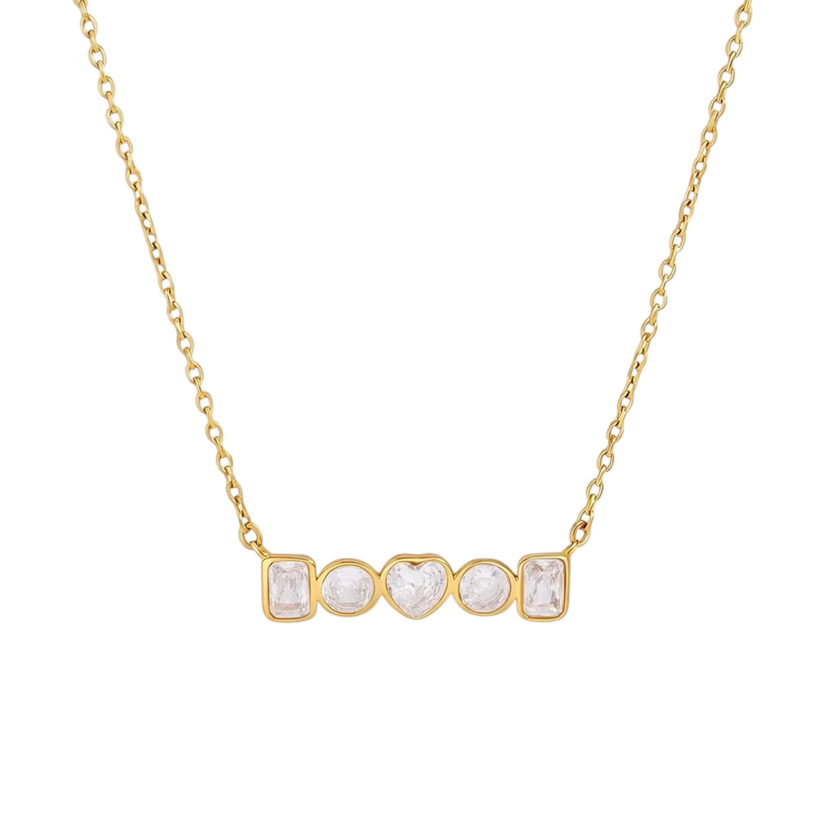 Heart of Light Bar Necklace