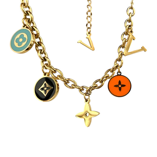 Blossom Star Multi Charm Necklace
