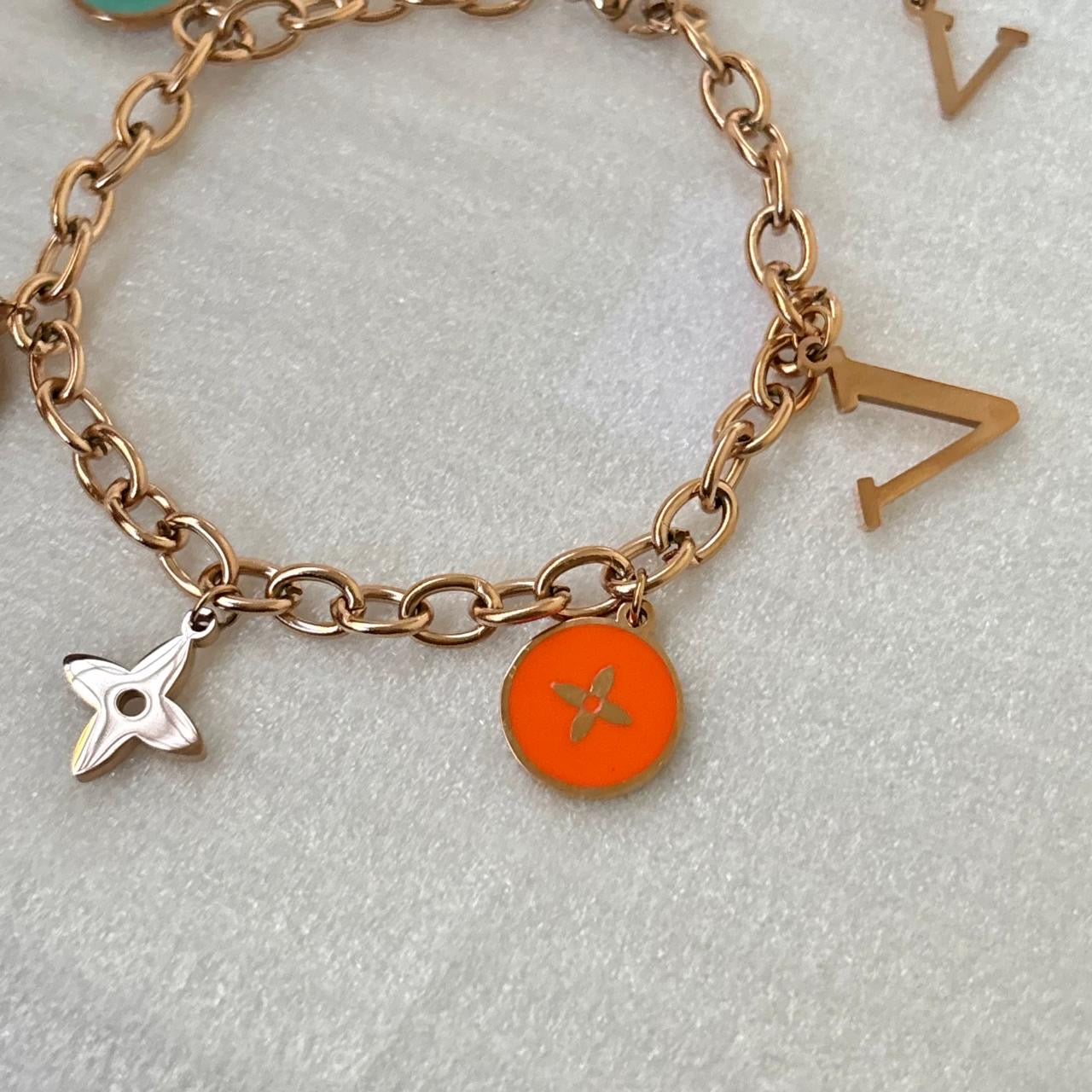 LUX Blossom Star Charm Bracelet