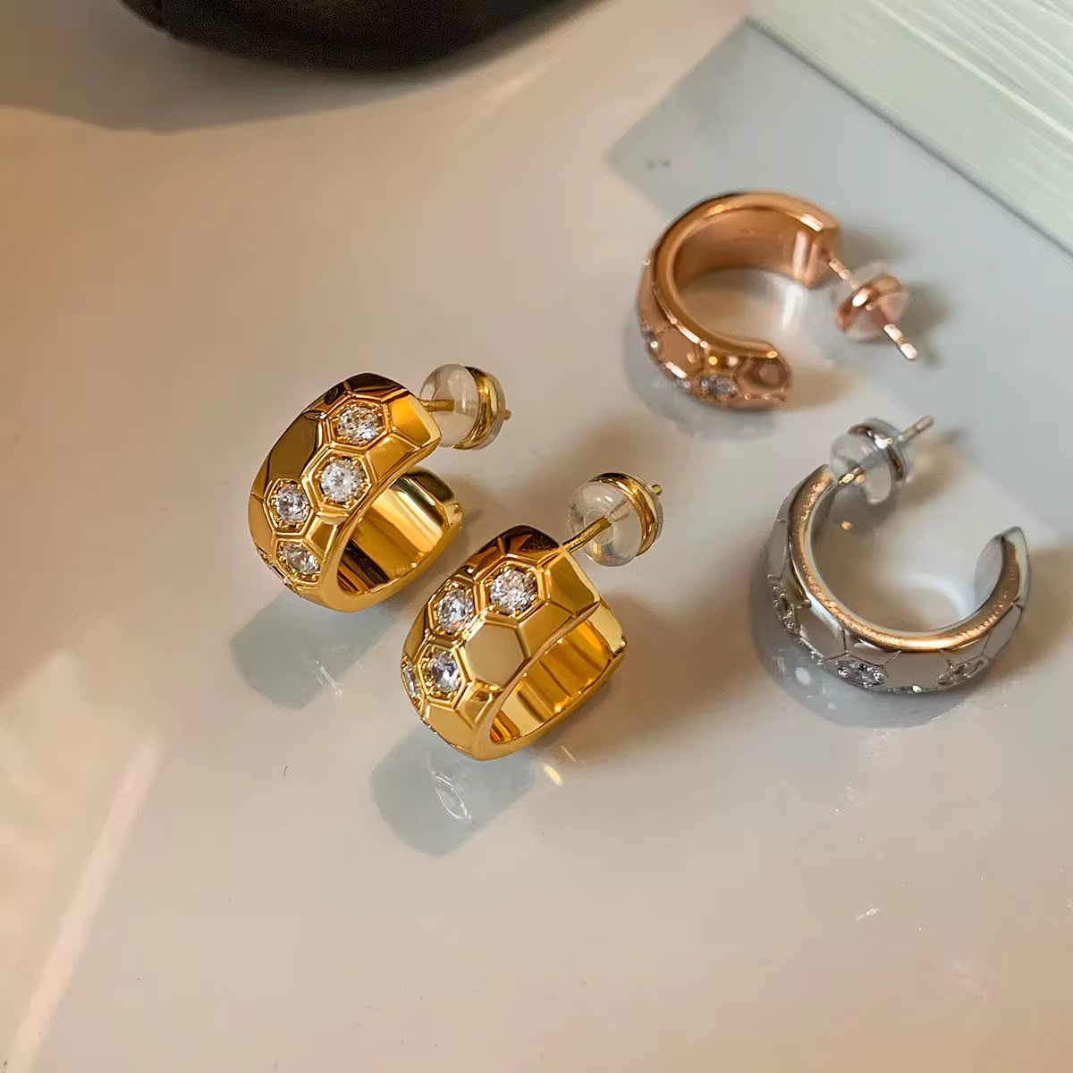 Honey Comb Hoops