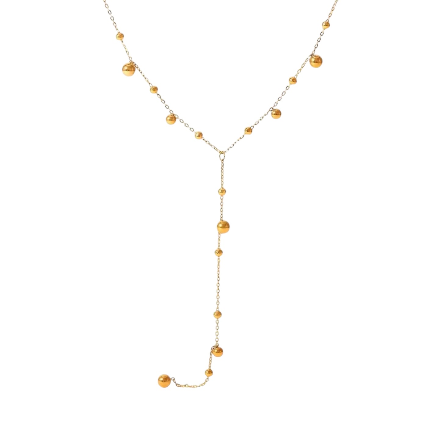Bubbles Lariat Necklace