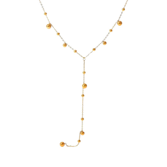 Bubbles Lariat Necklace