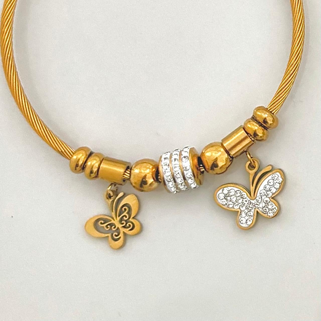 Glitz Flutter Charm Bracelet