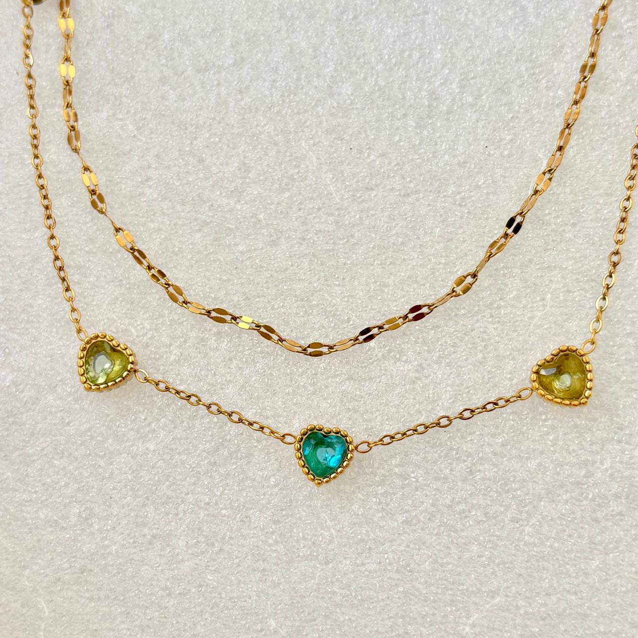 Ésme Heart Layered Bracelet