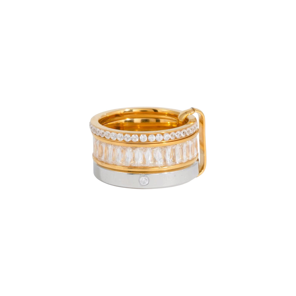 Three's a Charm Stack Ring