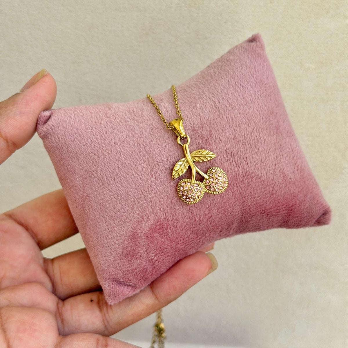 Pink Cherie Crush Necklace
