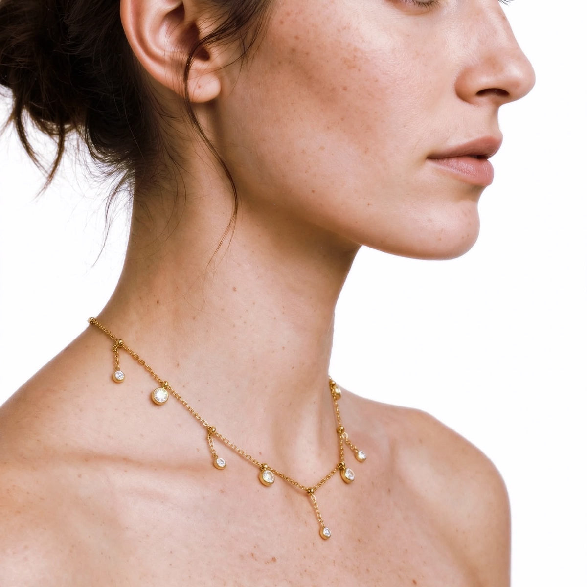 Raindrop Charm Necklace