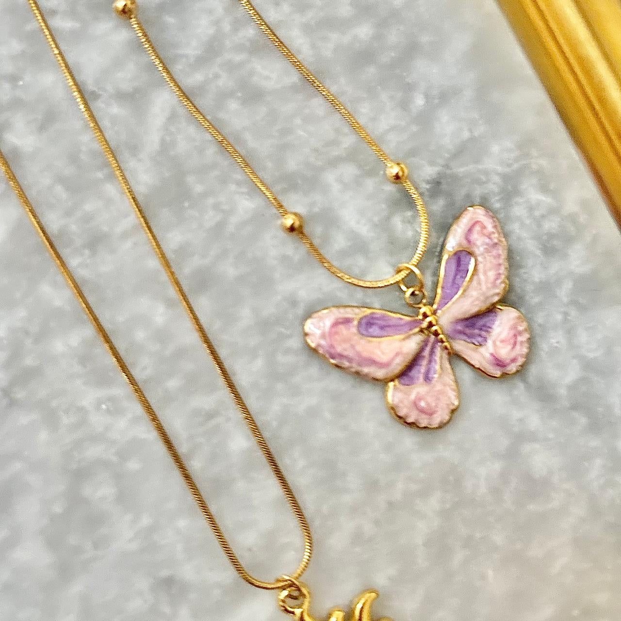 Morphe Butterfly Necklace