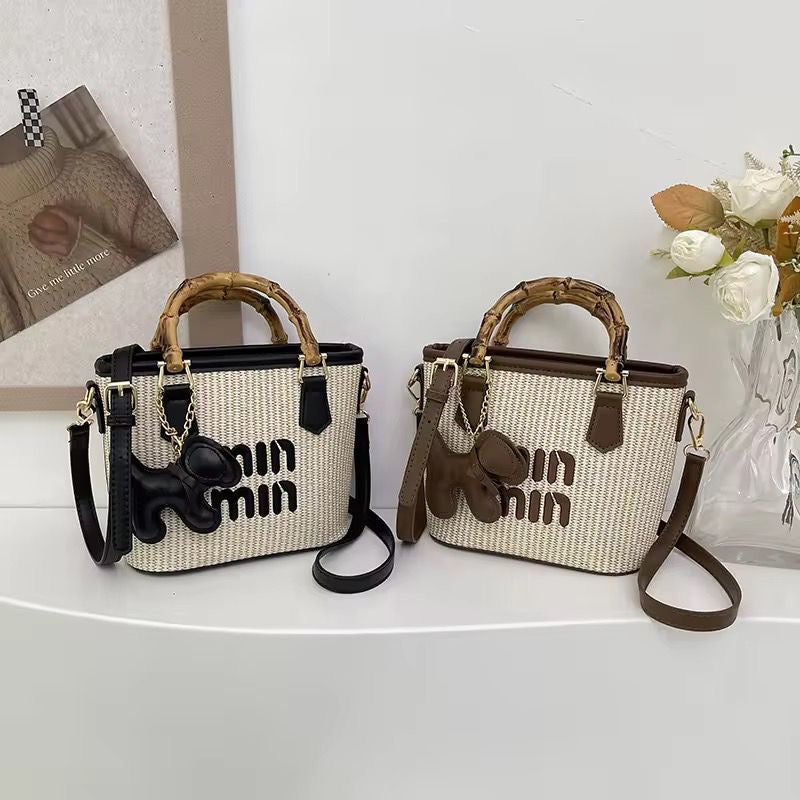 MM LUX Cross Body Bag -With Doggy Charm