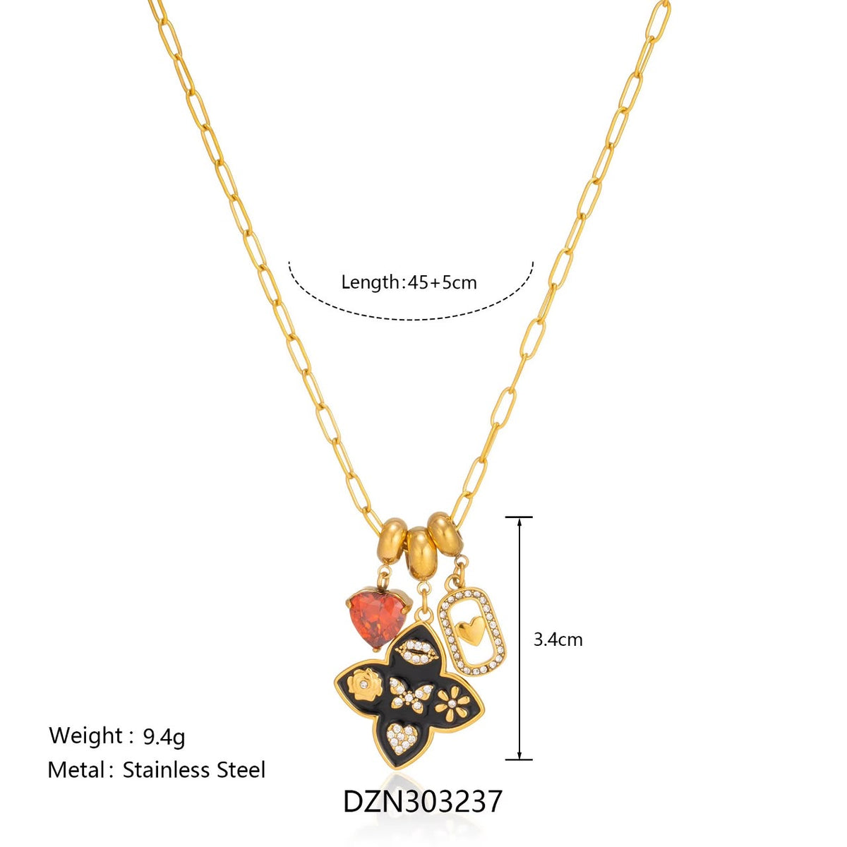 Keepsake Talisman Charm Necklace