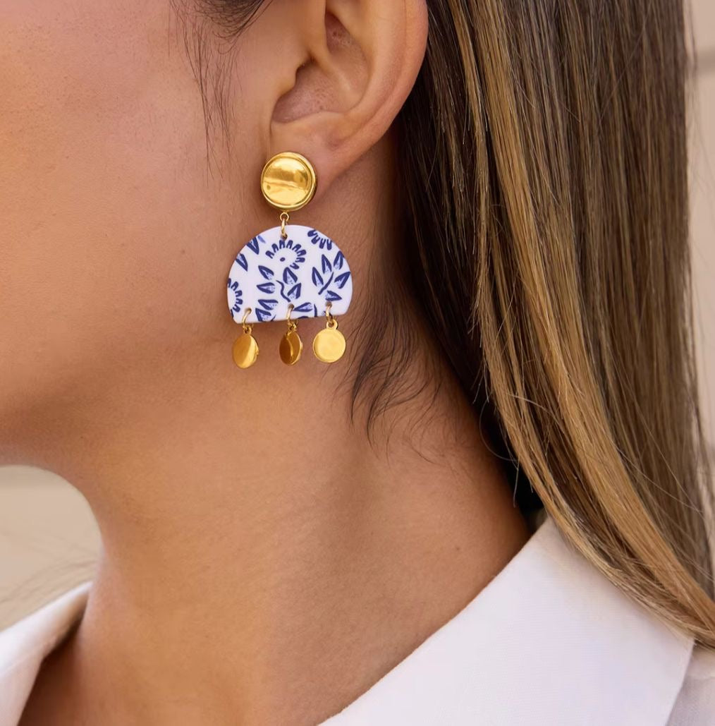 Glimmer Marbella Studs