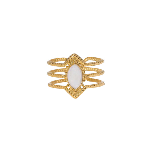 Pearlscent Tiara Ring