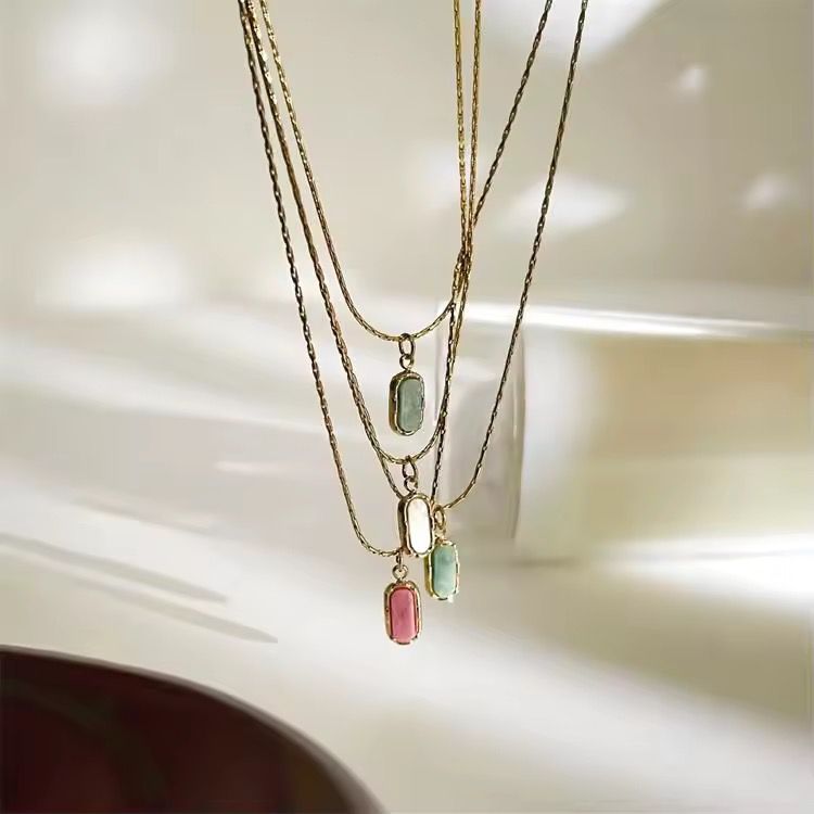 Mila Pink Aura Necklace