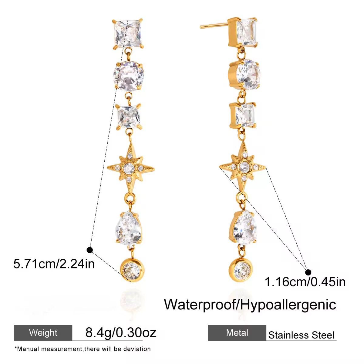 Moonlit Muse Gem Earrings