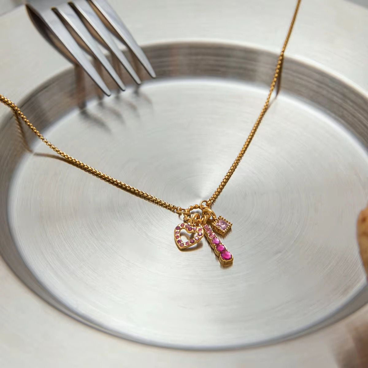 Pink Love Potion Necklace