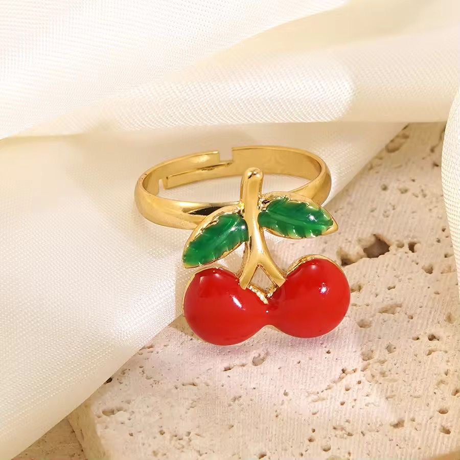 Cherry Berry Ring -Red