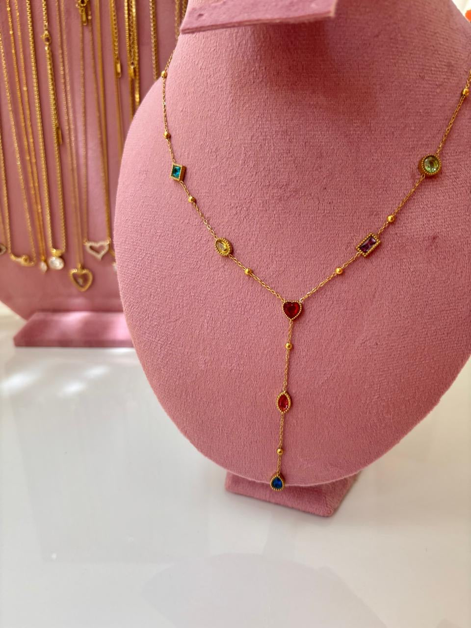 Main Character Lariat Necklace