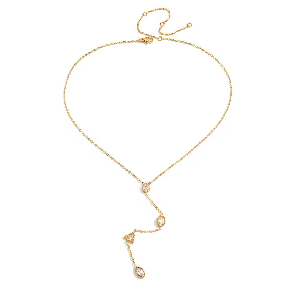 Amalfi Diamond Lariat Necklace