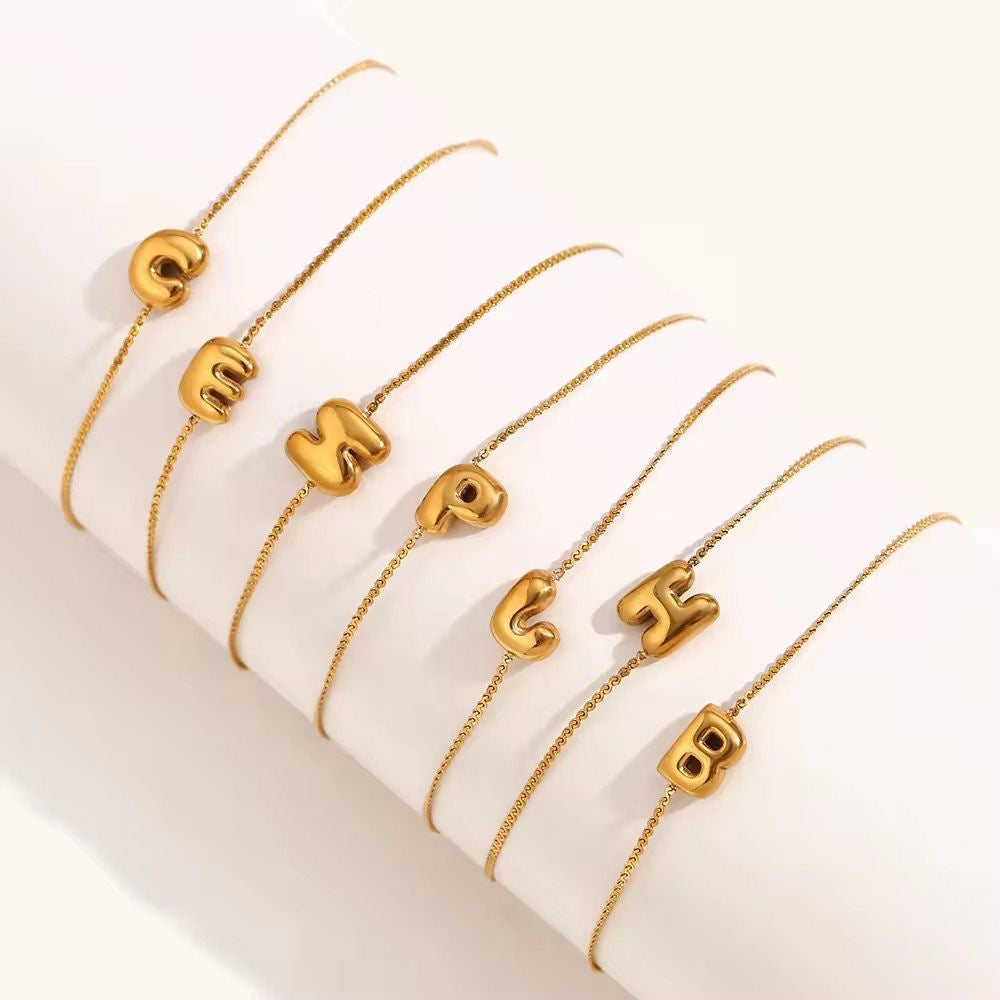Dainty Initial Bracelets